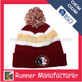 Warm and customized winter acrylic knit hat with logo